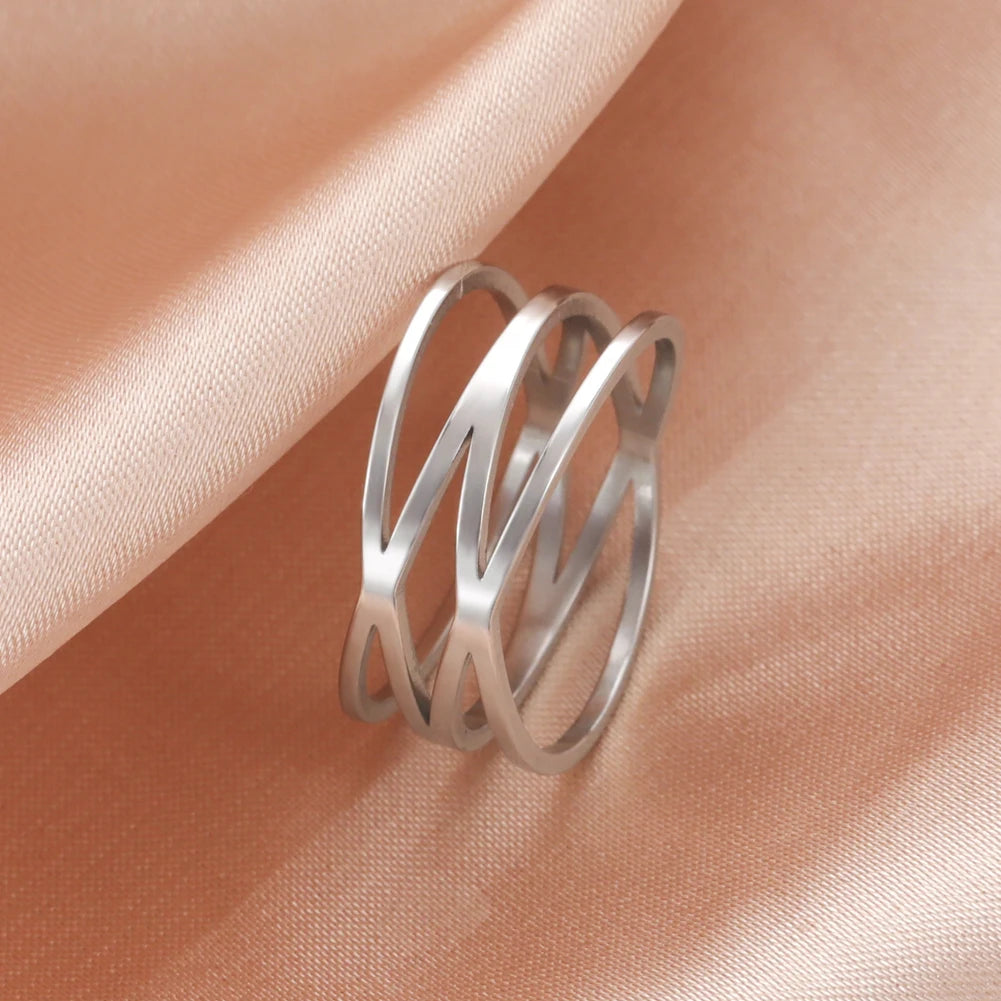 Stainless Steel Women's Ring