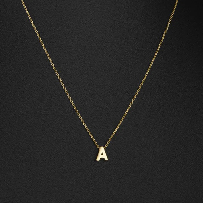 Fashion Gold Chain Initial Charm