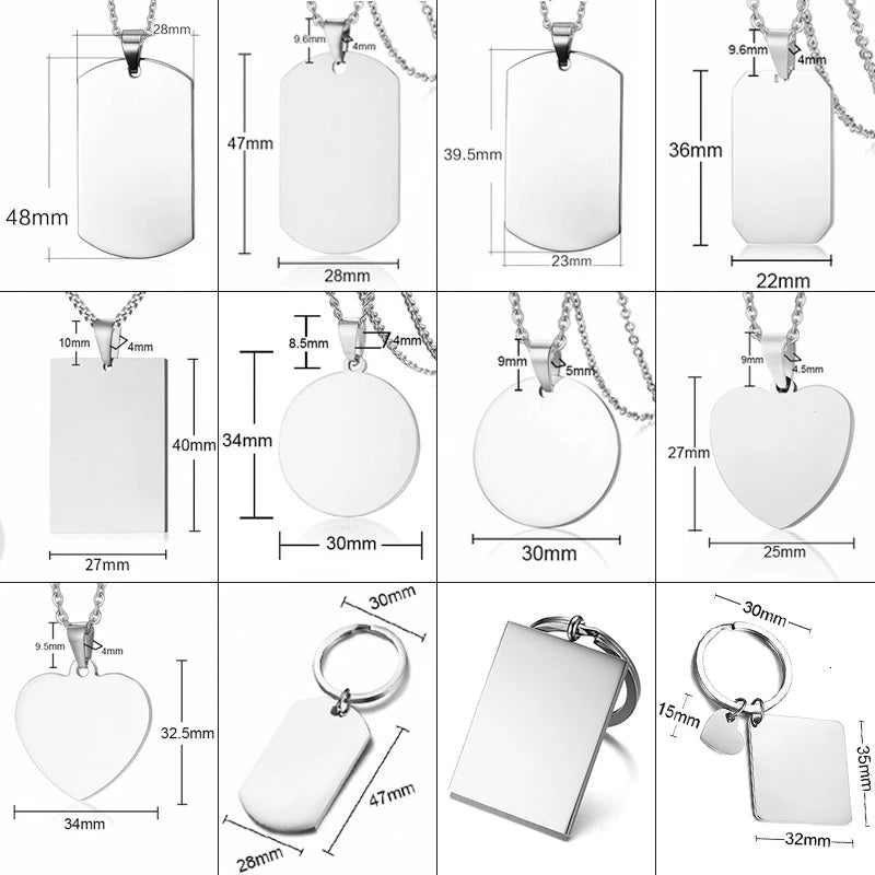 Personalized Image Necklaces