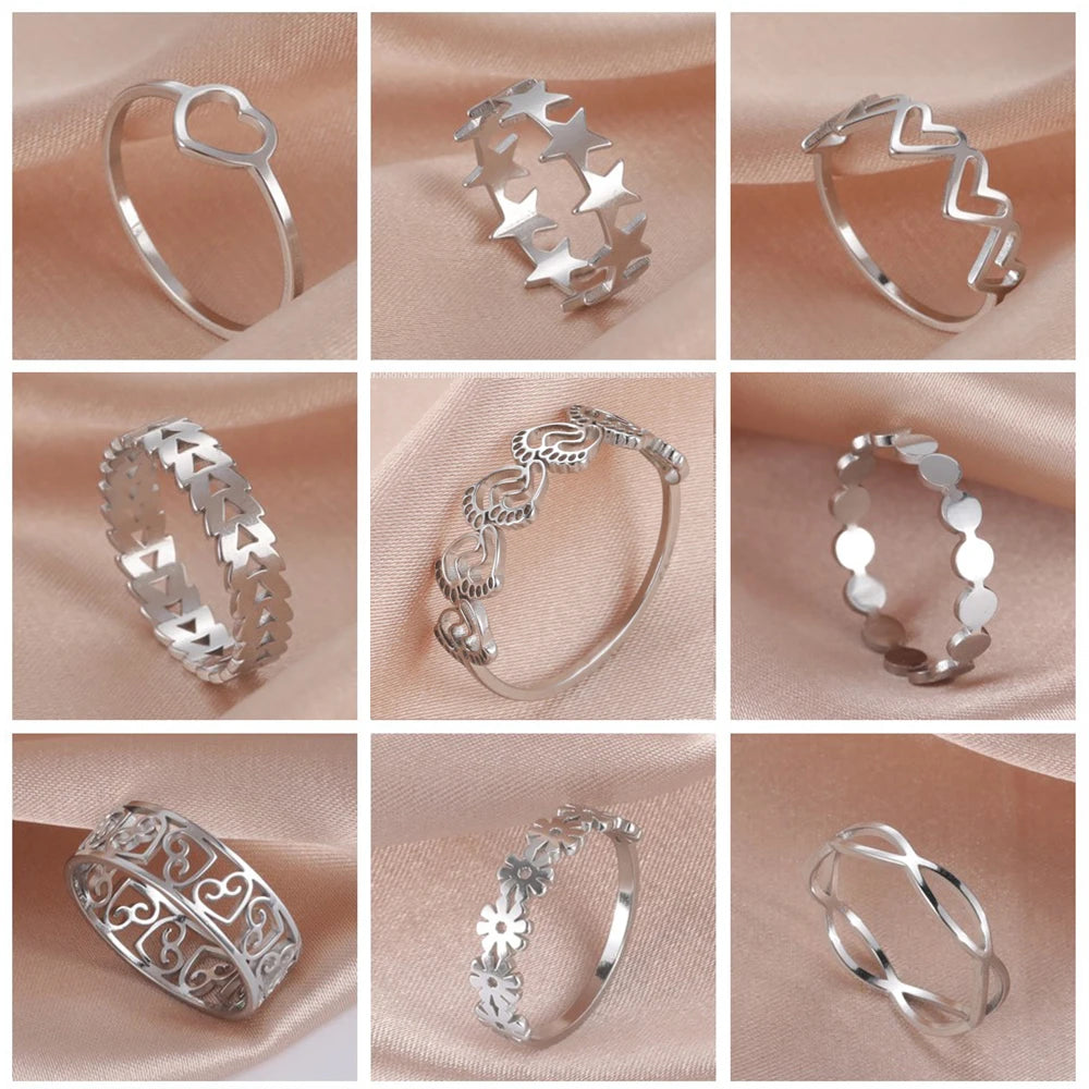 Stainless Steel Women's Ring