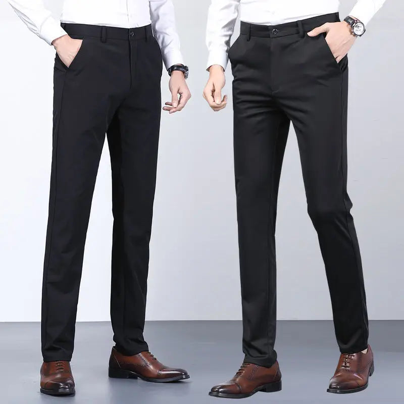 Casual Suit Pants Elastic