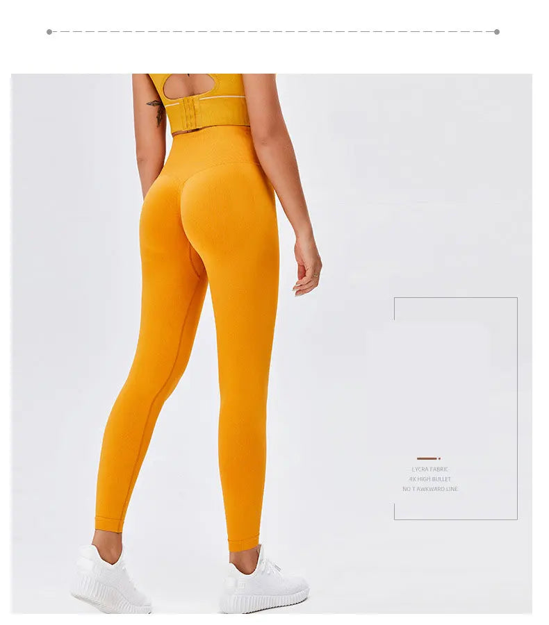 Seamless High Waist Yoga Pants.