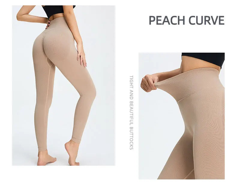 Seamless High Waist Yoga Pants.