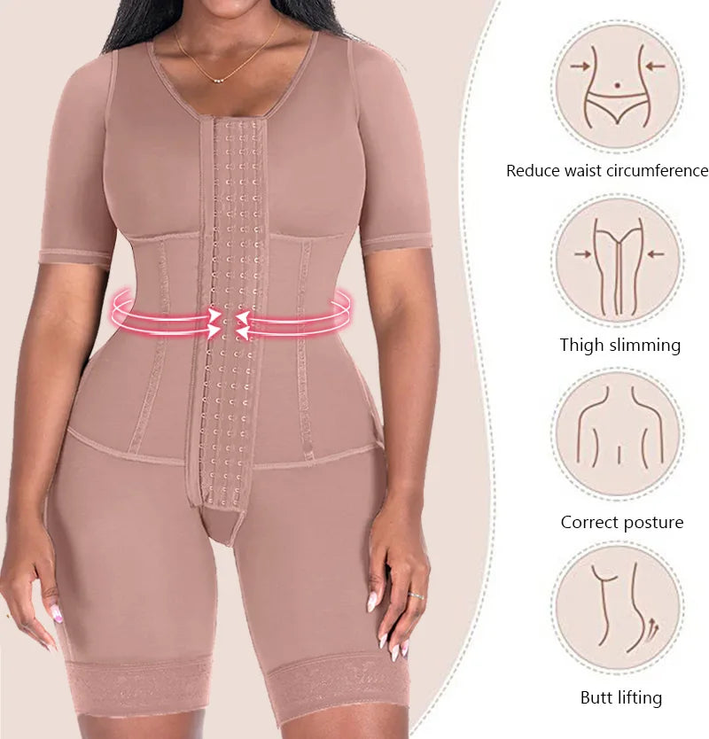 High Compression Fajas Colombiana Shapewear Post-Surgical Reducing and Shaping.