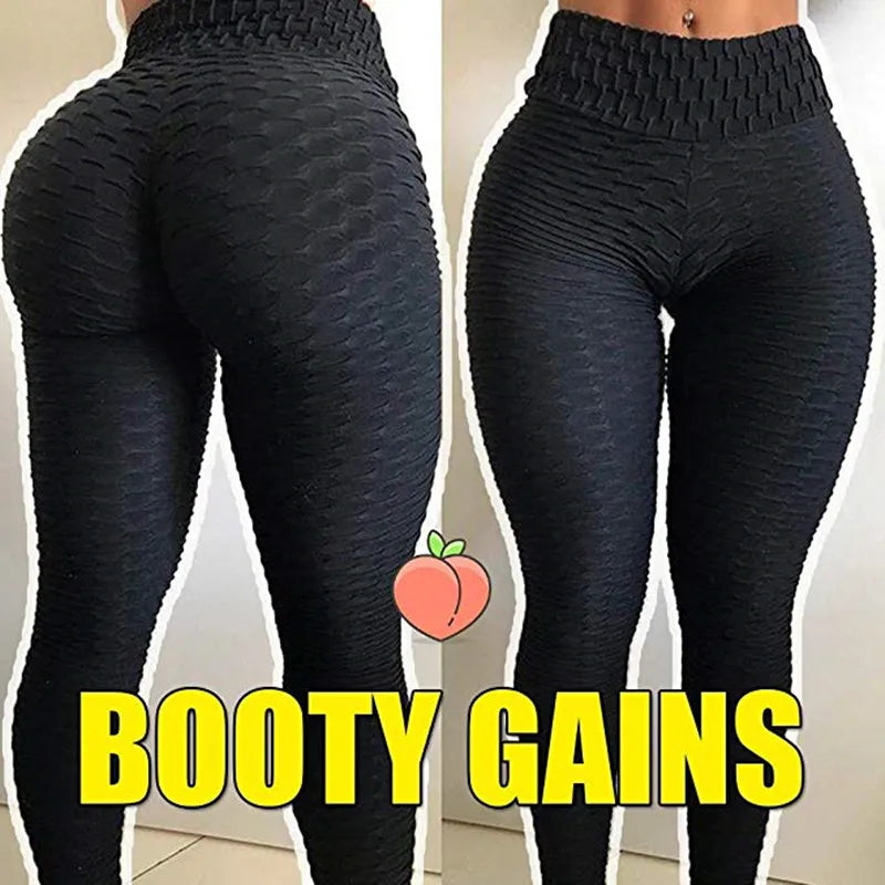 Solid Push Up Leggings