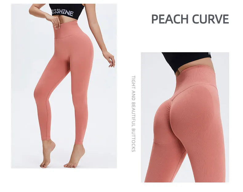 Seamless High Waist Yoga Pants.