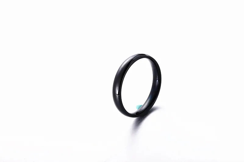 Titanium Ring Women/Men Prevent Allergy High Polished Rings