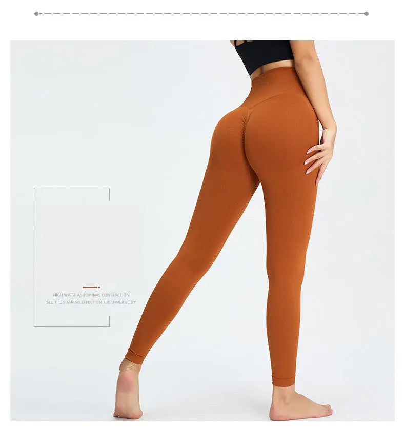 Seamless High Waist Yoga Pants.