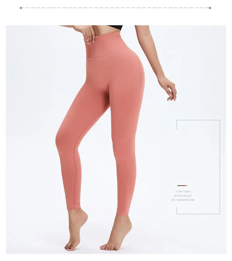 Seamless High Waist Yoga Pants.