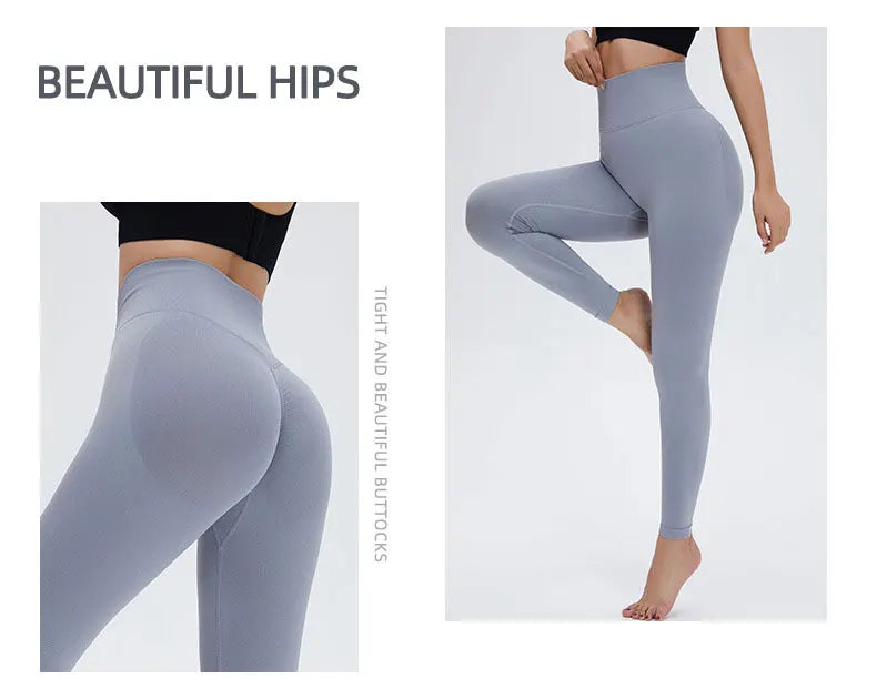 Seamless High Waist Yoga Pants.