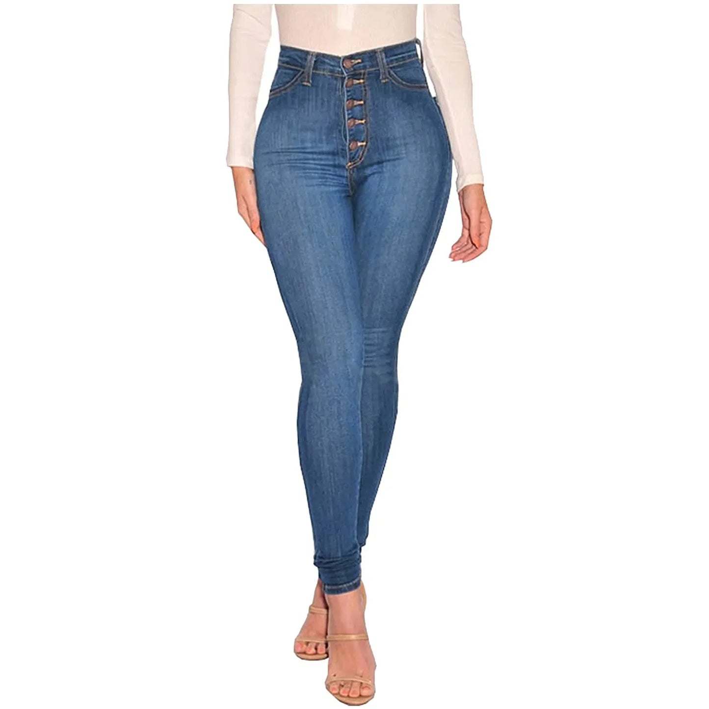 Skinny Colombian Jeans For Women 2024 High Waist.