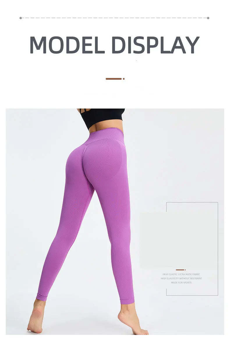 Seamless High Waist Yoga Pants.