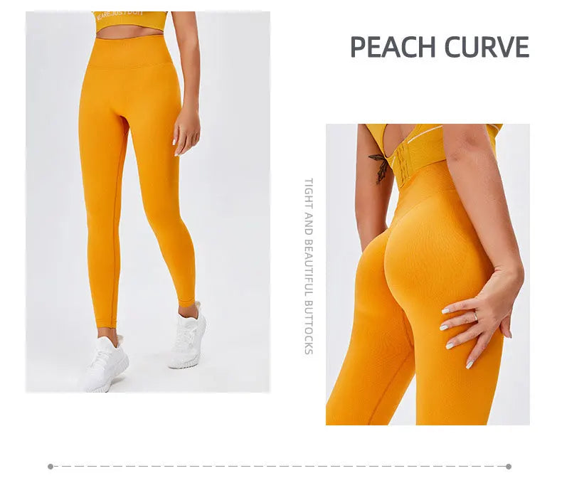 Seamless High Waist Yoga Pants.