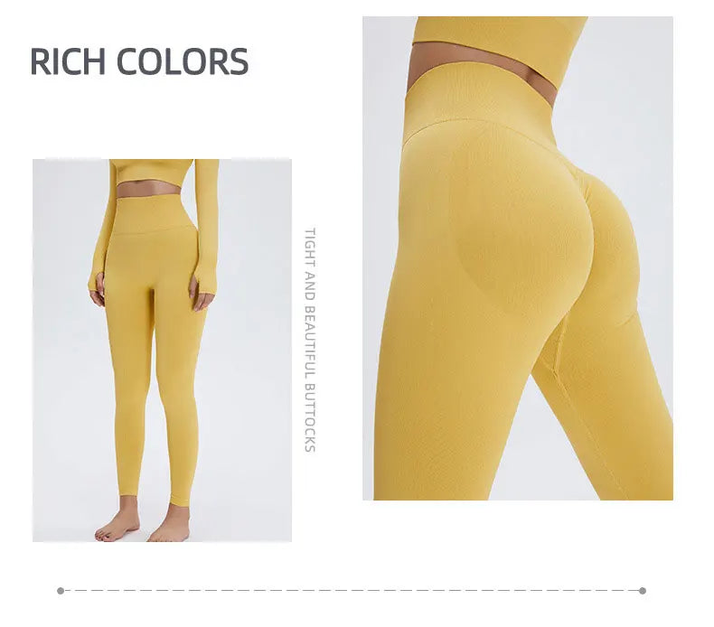 Seamless High Waist Yoga Pants.