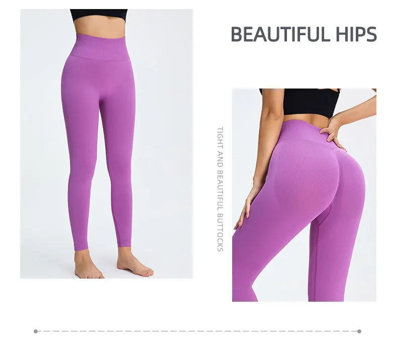 Seamless High Waist Yoga Pants.