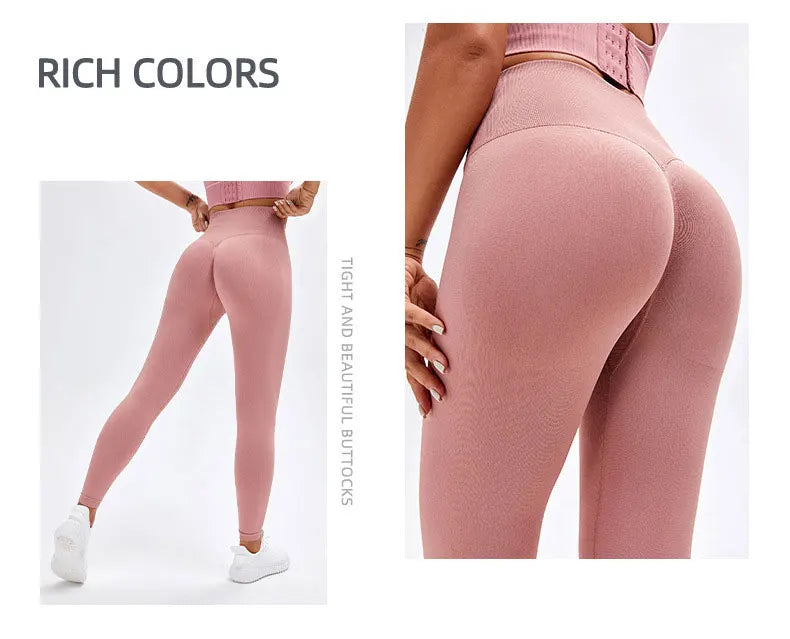 Seamless High Waist Yoga Pants.