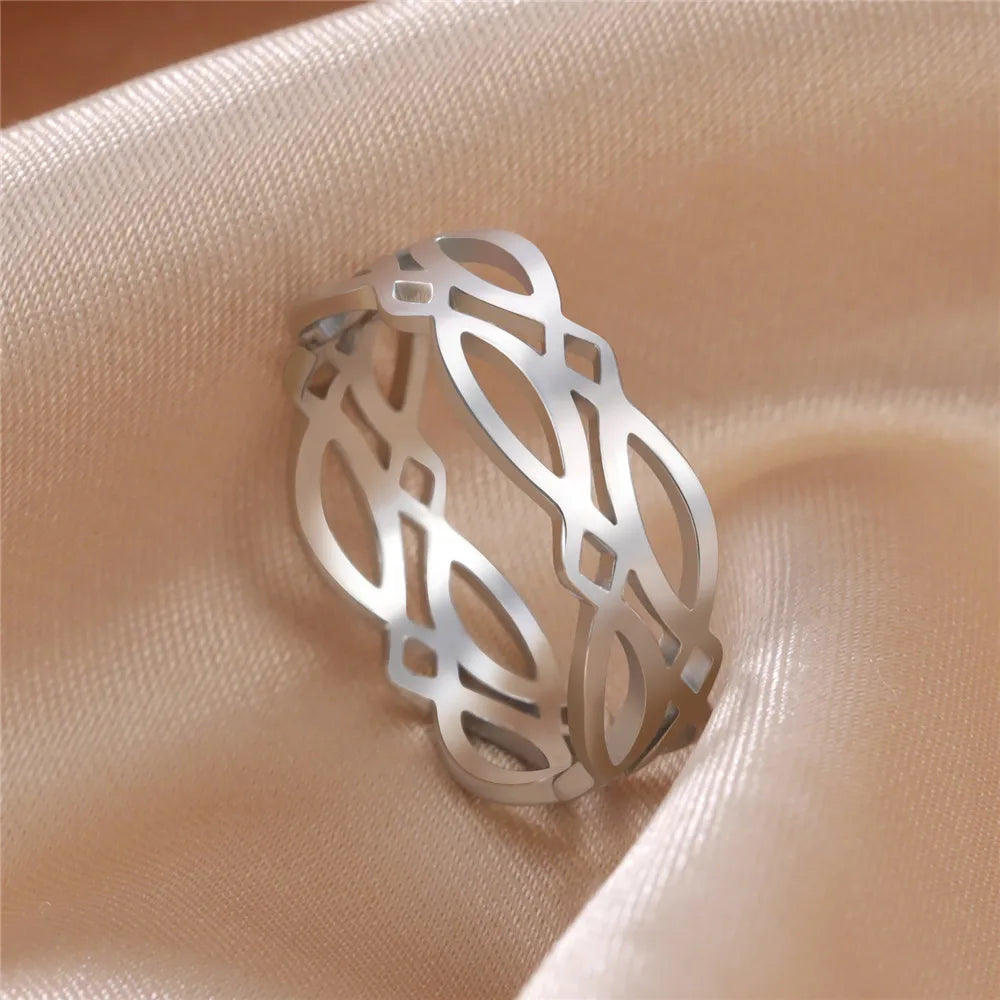 Stainless Steel Women's Ring