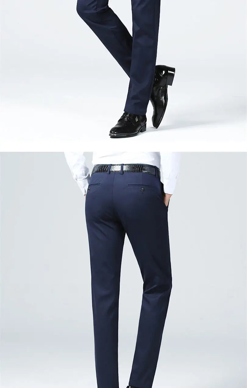 Casual Suit Pants Elastic