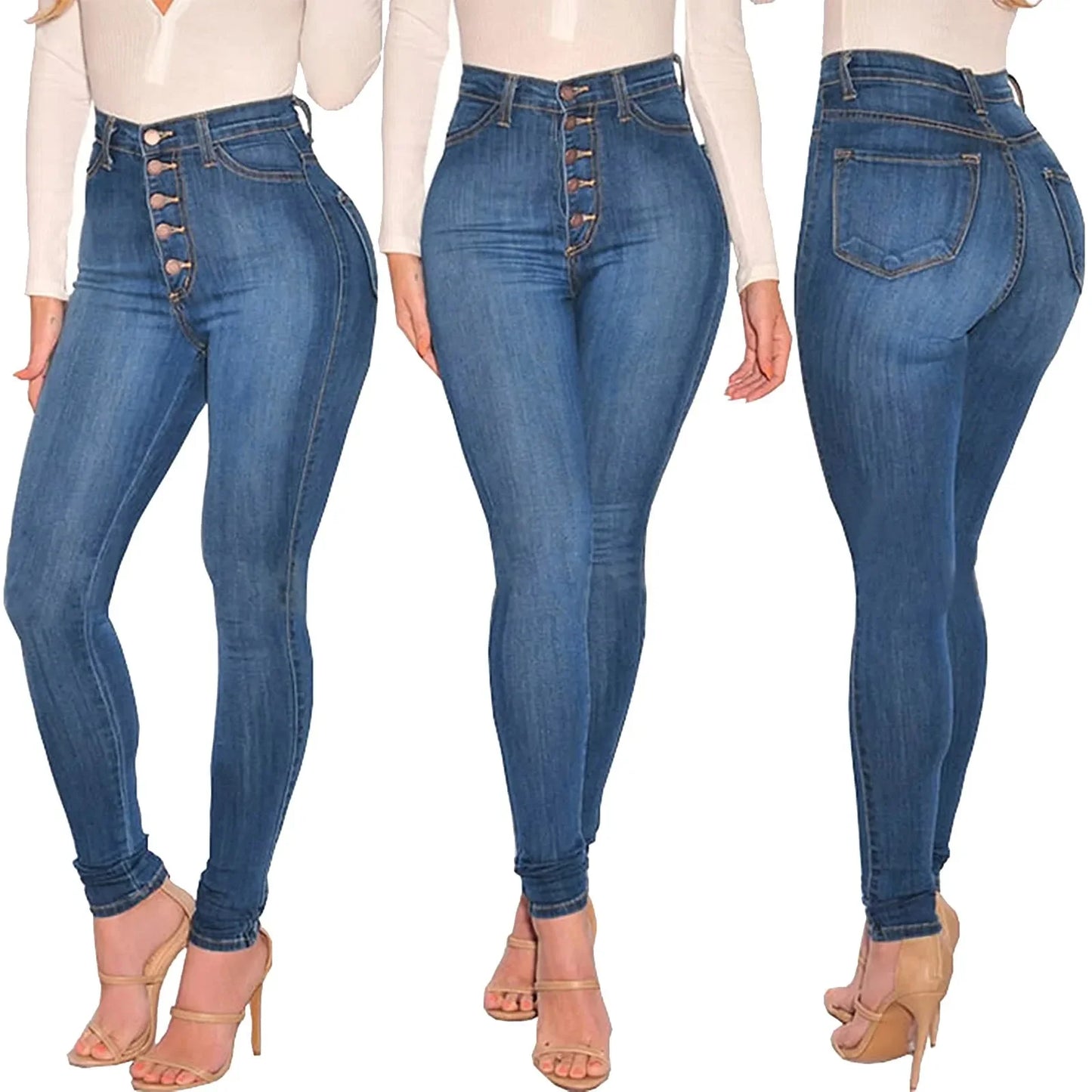 Colombian Jeans For Women High Waist.