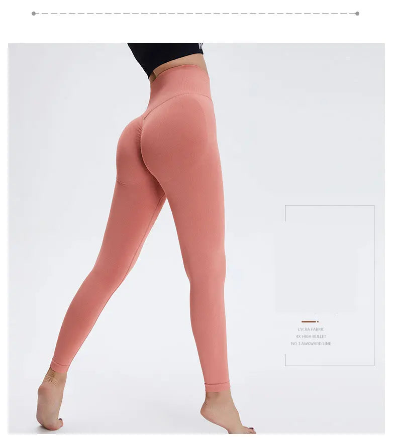 Seamless High Waist Yoga Pants.