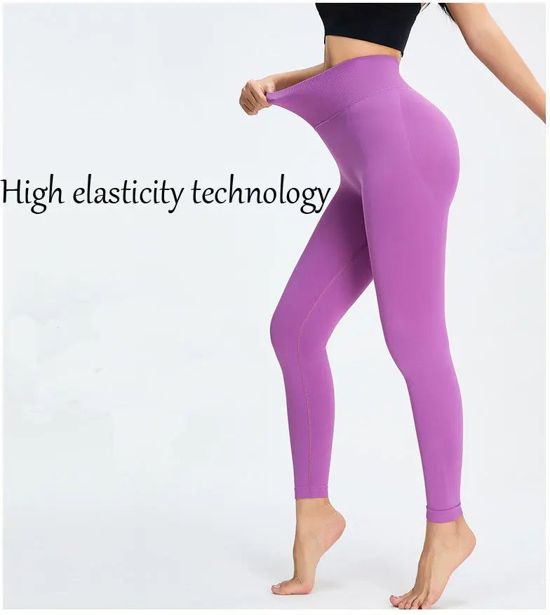 Seamless High Waist Yoga Pants.