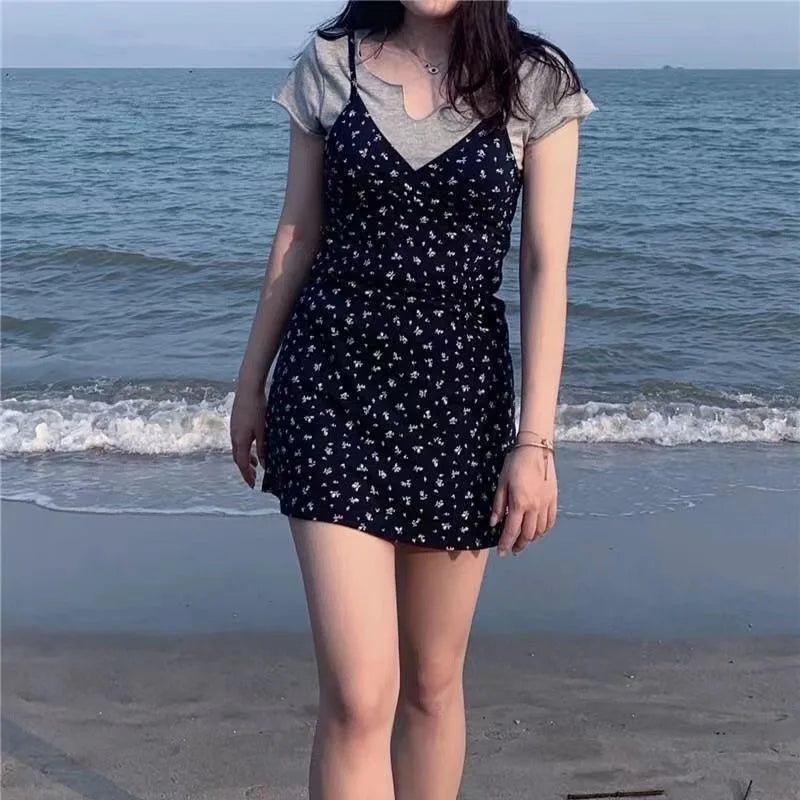 Sundress Casual Summer Comfortable Sexy V Neck