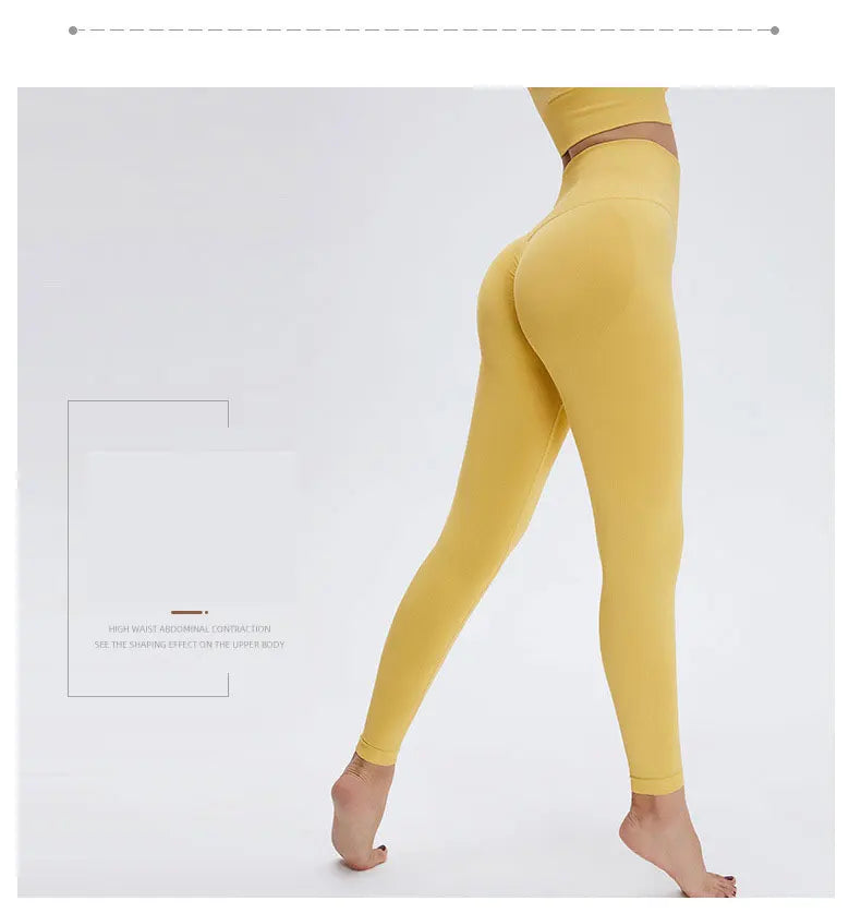 Seamless High Waist Yoga Pants.