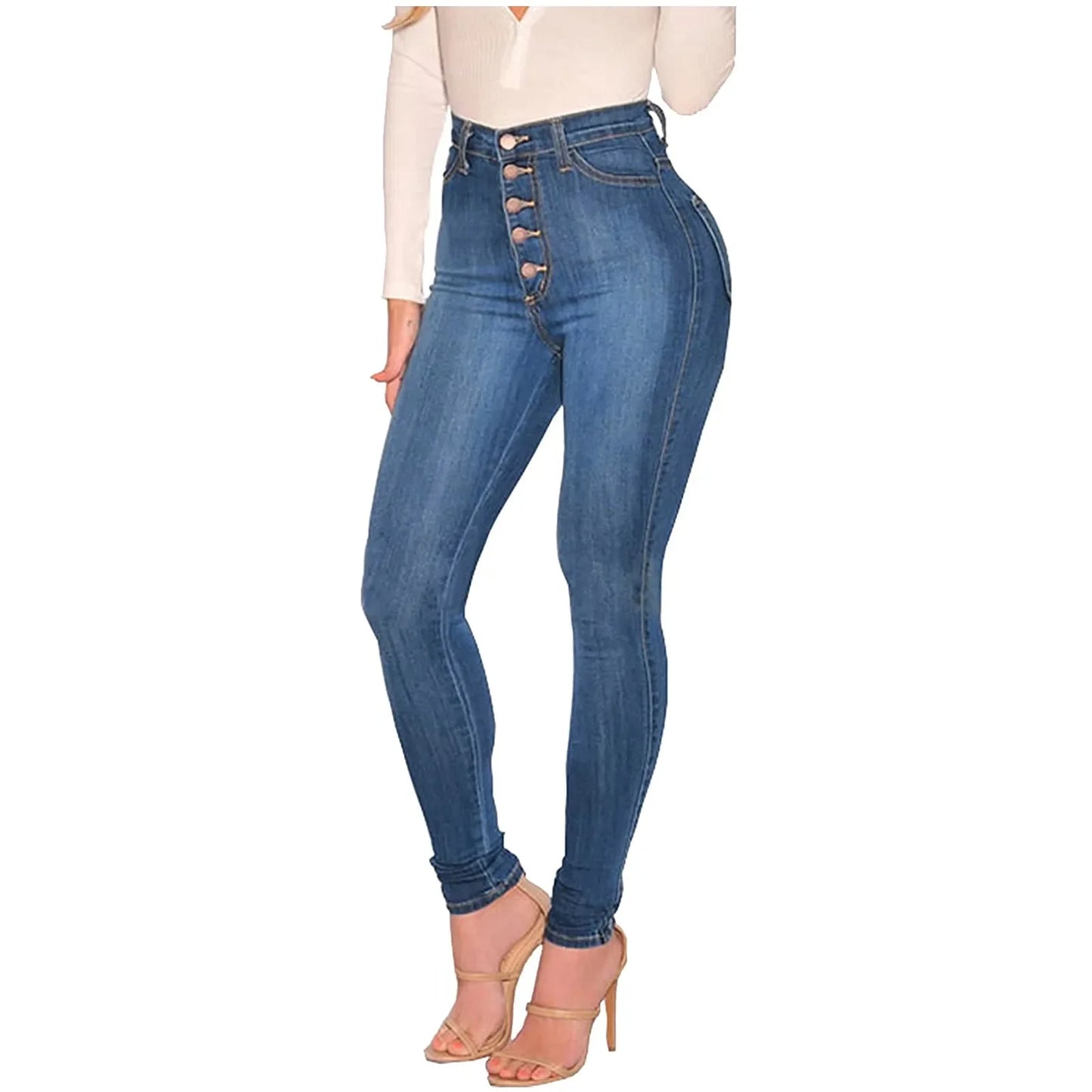 Skinny Colombian Jeans For Women 2024 High Waist.